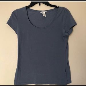 H&M basic blue tee